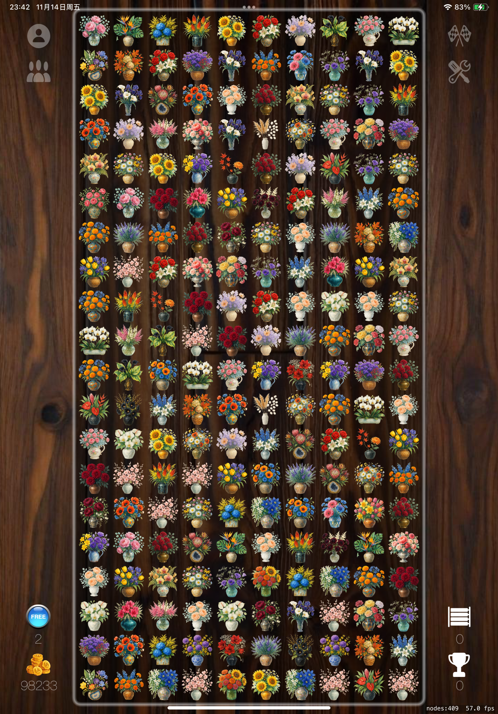 Flower Arrangement Theme Screenshot